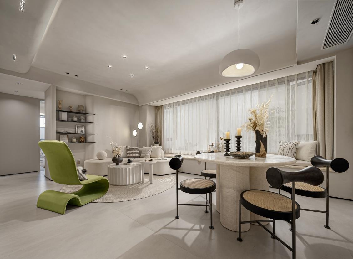 浙江交控丨奶油系侘寂風(fēng)樣板間設(shè)計